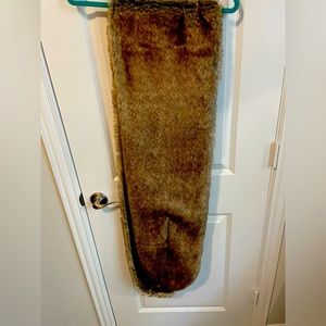 Faux fur stole